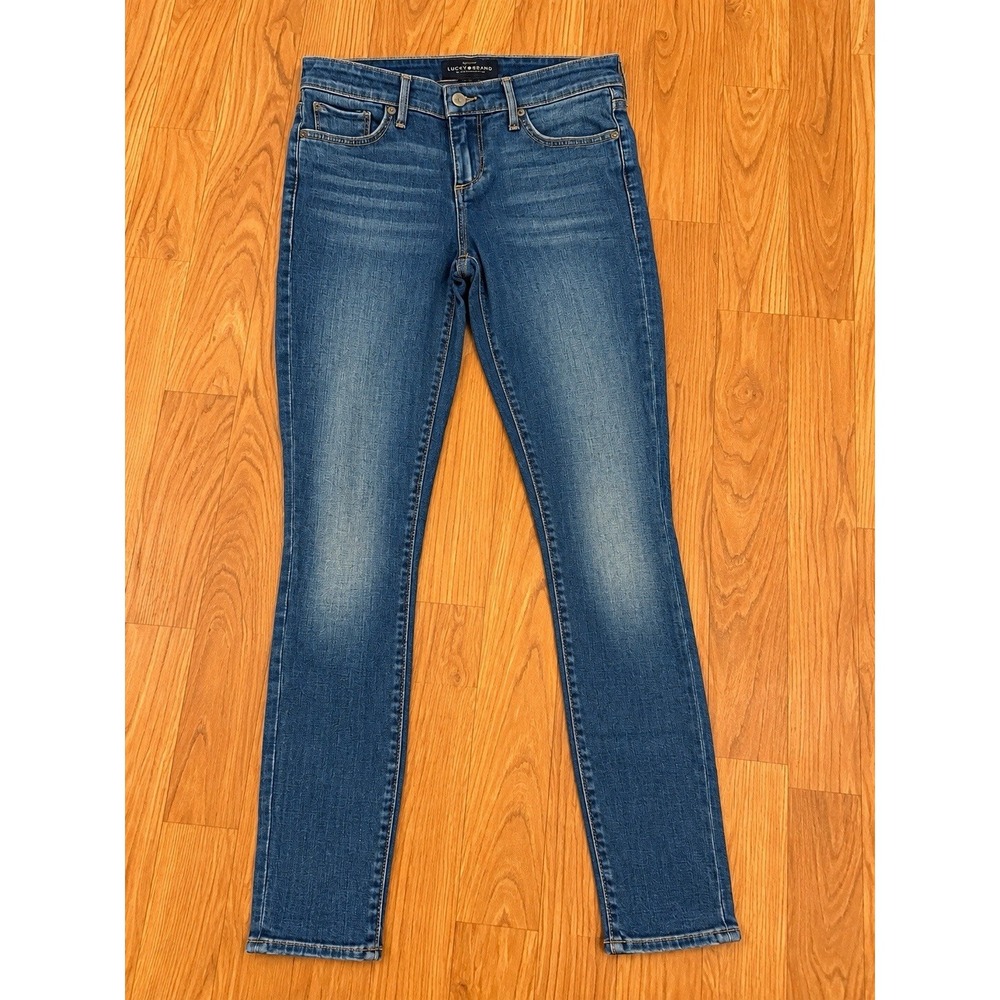 Lucky Brand Cambria Women's Skinny Jeans Size 0 25 Medium Wash Stretch Denim